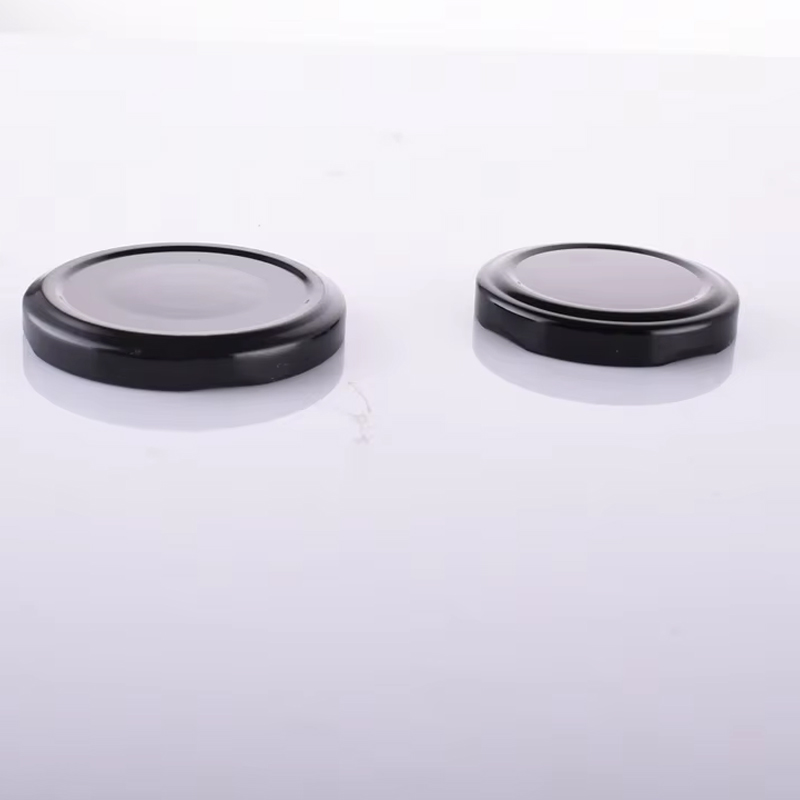 Металлические закручивающиеся колпачки из белой жести Крышка с выступом