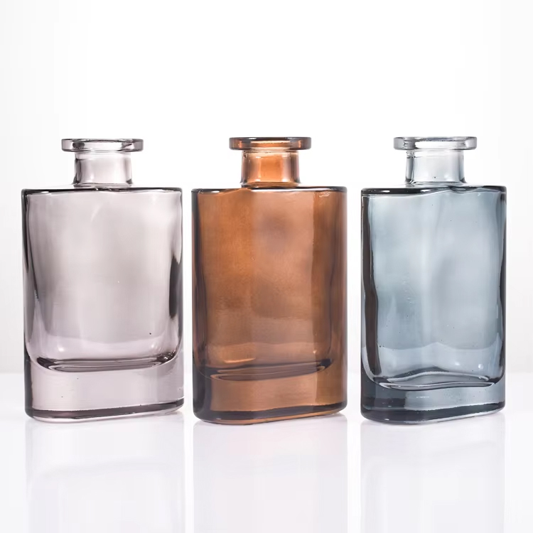 Оптовая торговля 150 мл квадратный пустой стеклянный диффузор с пробкой