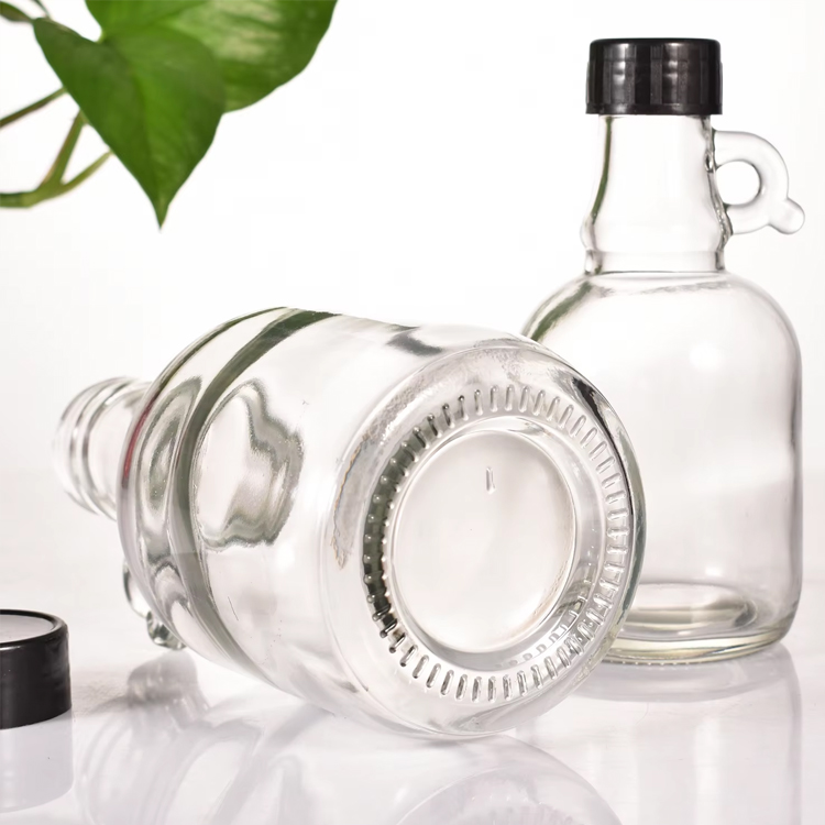 Пустая мини-бутылка для ликера из кленового сиропа от кашля и сахара 250 мл 500 мл с ручкой