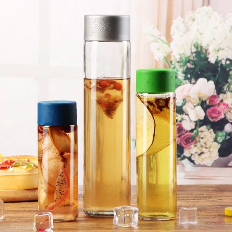 Индивидуальная бутылка для воды Voss Стеклянная бутылка Voss Бутылка для сока Voss 