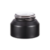 10 г, 30 г, 50 г прозрачная стеклянная банка для крема с глянцевой пластиковой крышкой, которая обладает хорошими герметизирующими свойствами для задержки окислительного разрушения