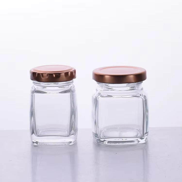 Квадратный стеклянный контейнер для хранения продуктов питания «Птичье гнездо» с герметичной крышкой