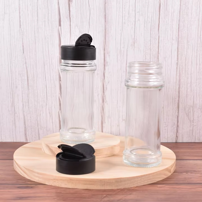 Прозрачные стеклянные банки для специй, бутылка для смеси приправ на 100 мл 