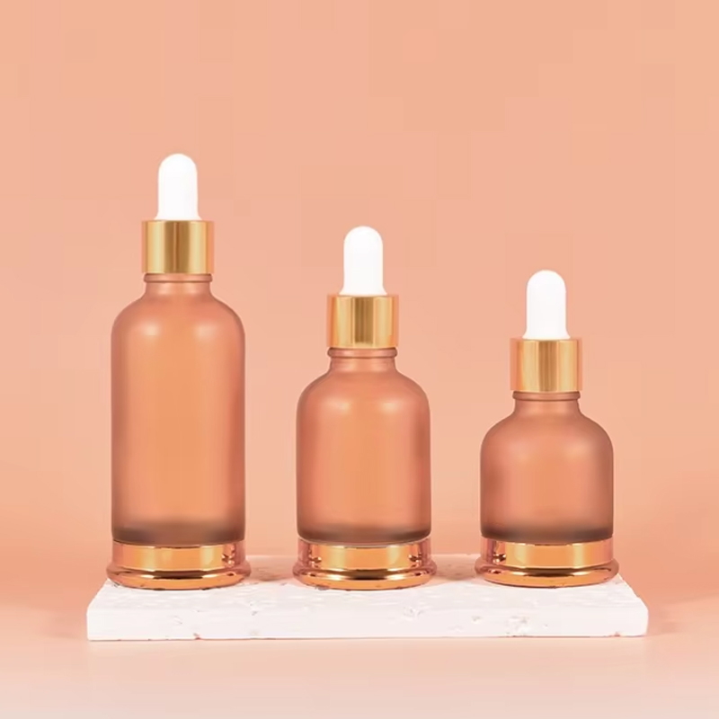 25 мл 35 мл 50 мл стеклянная бутылка эфирного масла с золотым дном и золотой крышкой