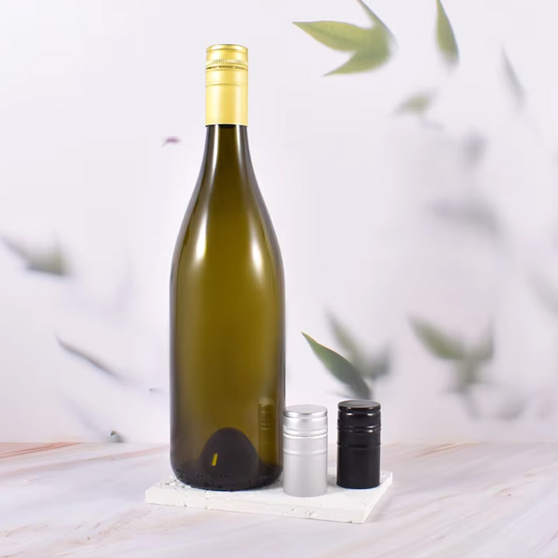 Классические бутылки для вина из бордового стекла емкостью 750 мл