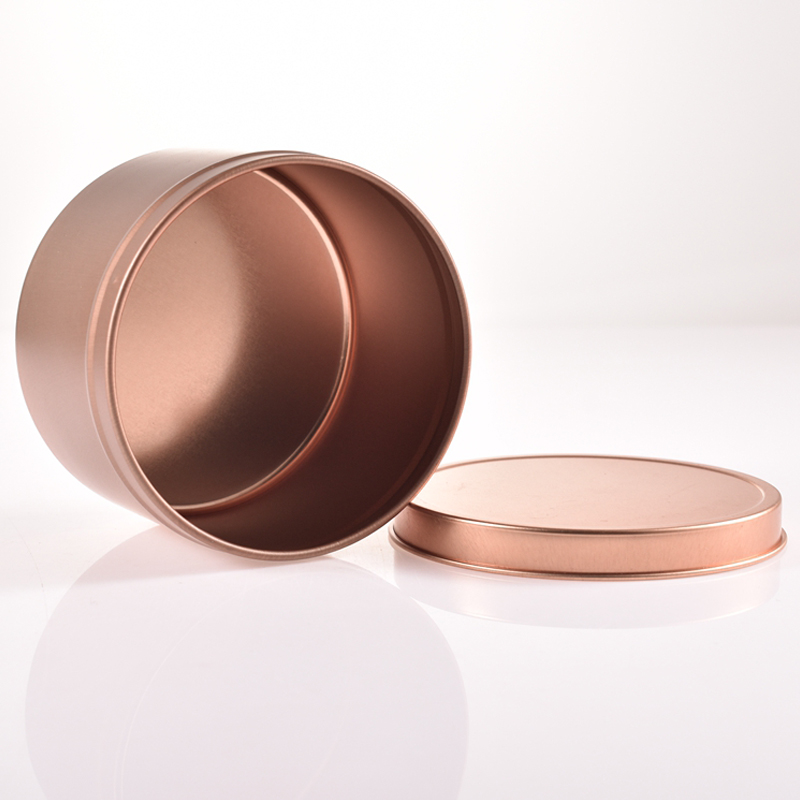 Оптовая продажа, банка для свечей, 250 мл, пустая металлическая ароматическая банка для ароматических свечей