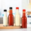 Горячие продажи Стеклянная маленькая бутылка 90 мл 250 мл 150 мл Woozy бутылки для стекла для горячего соуса