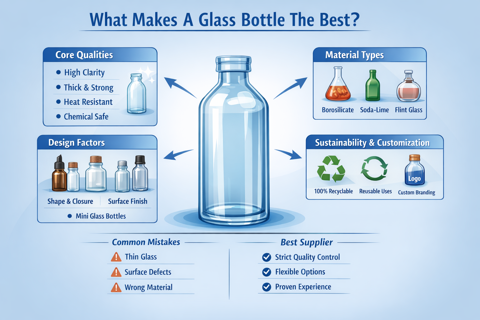 What Makes A Glass Bottle The Best Что делает стеклянную бутылку лучшей