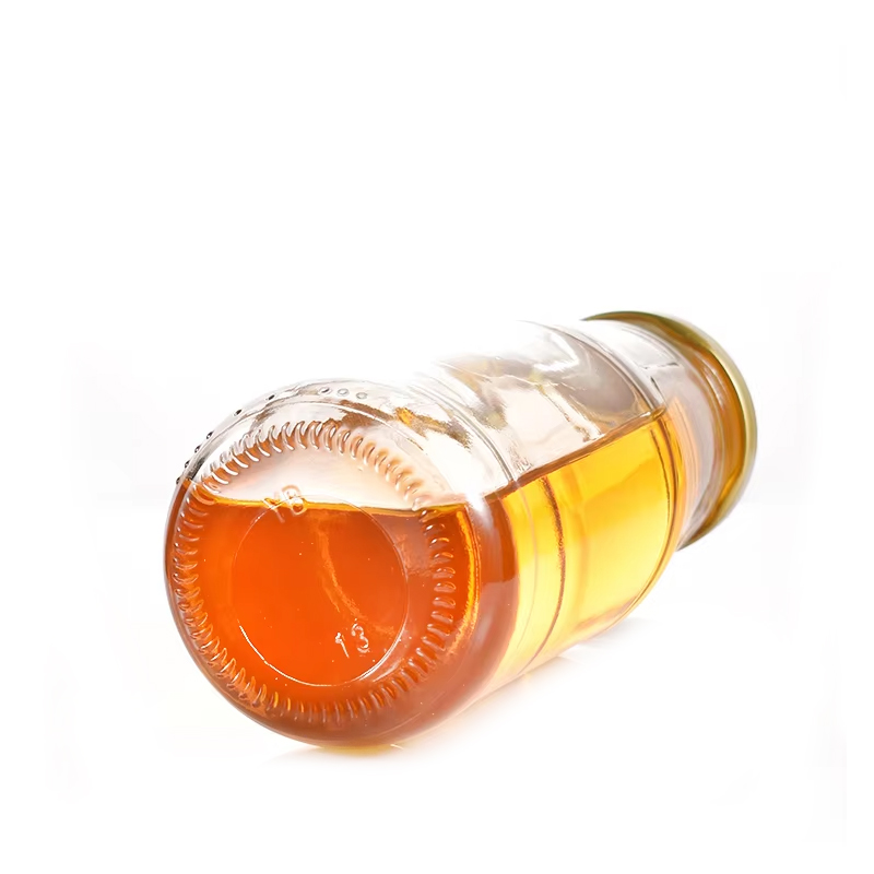 Оптовая торговля 350 мл круглой формы пустая стеклянная бутылка для молока для напитков 