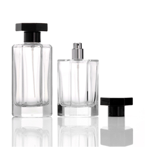 Уникальный шестиугольный флакон для духов емкостью 50 мл 100 мл с насосом-распылителем и индивидуальными этикетками