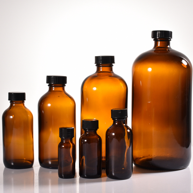 Оптовая Бостонская круглая стеклянная бутылка