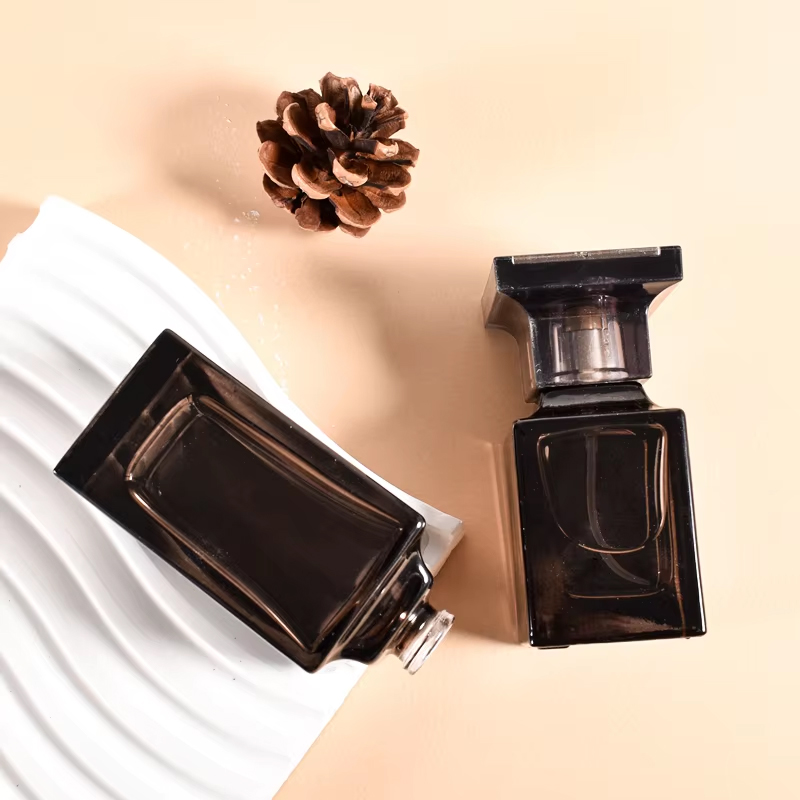 Профессиональный поставщик 30 мл 50 мл Роскошный синий розовый янтарный флакон духов